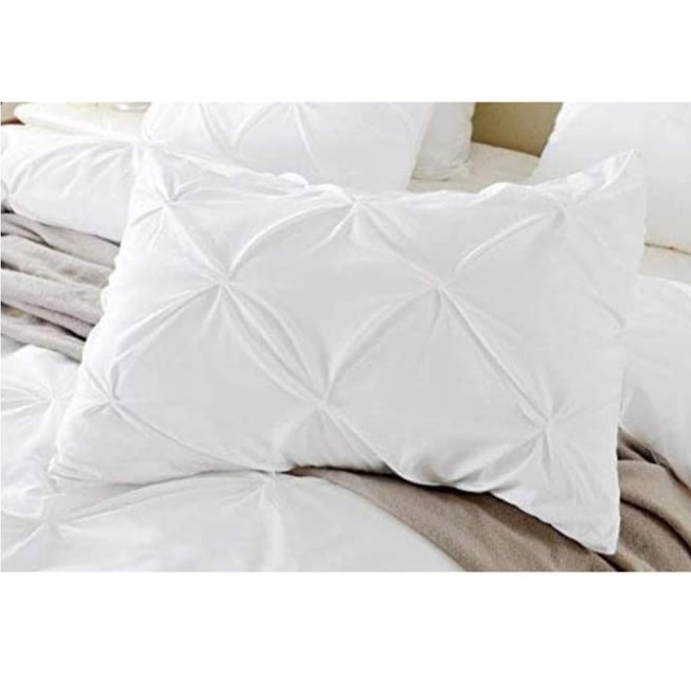 Kotton Culture  King Pillow Sham Pinch Pleated 100%